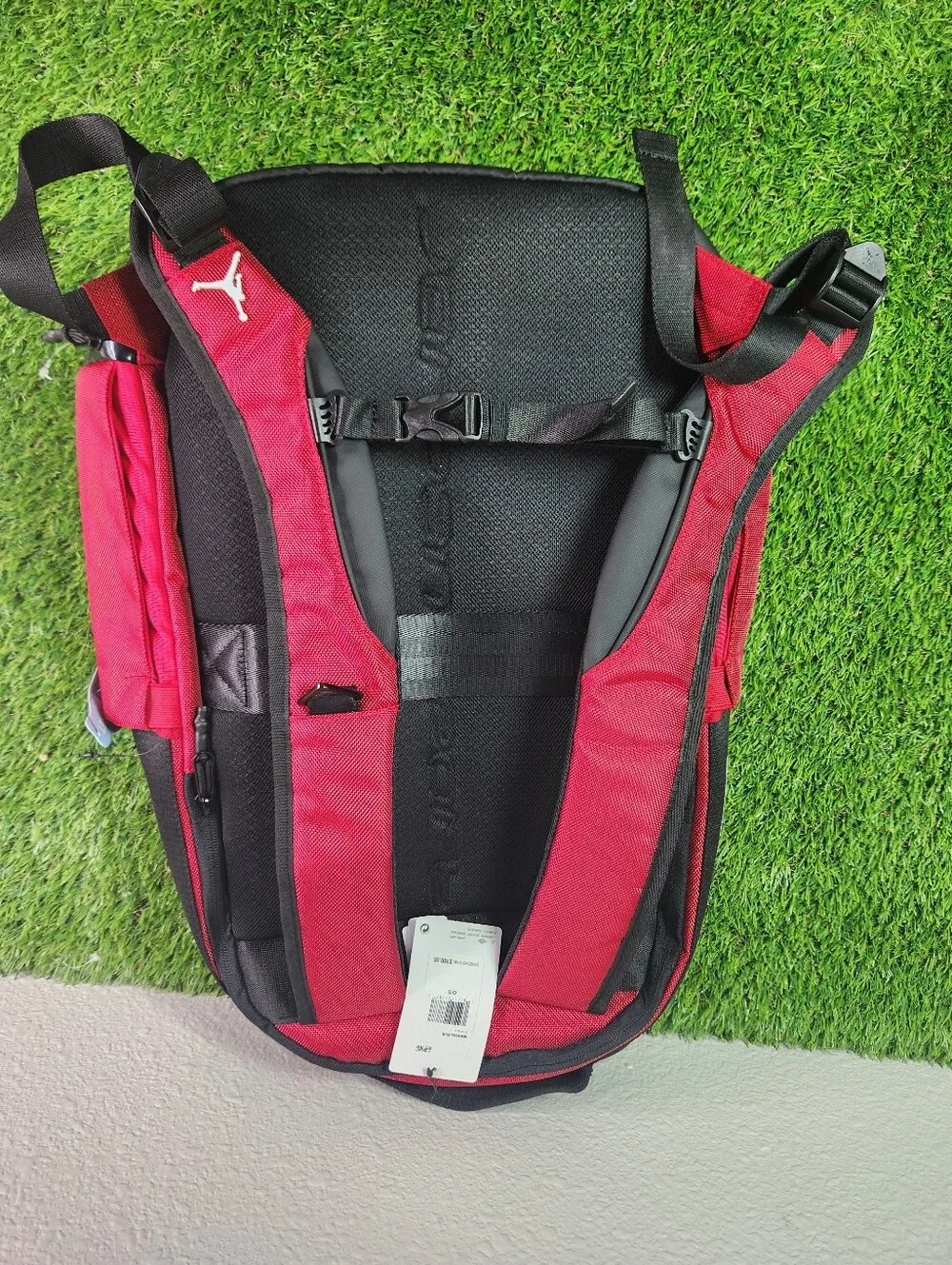 Air Jordan Unixes Sport Backpack Red Black White MA0945-R78 (32.9L)  NWT